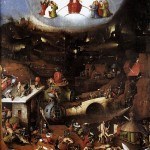 El dia del juicio final, pintura de El bosco, fines s. XV El dia del juicio final, pintura de El bosco, fines s. XV