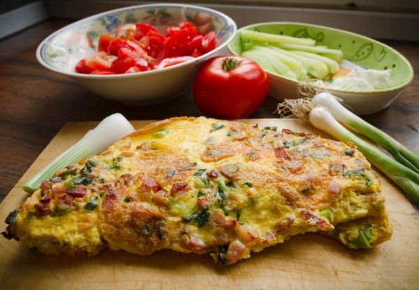 Tortilla de verduras 