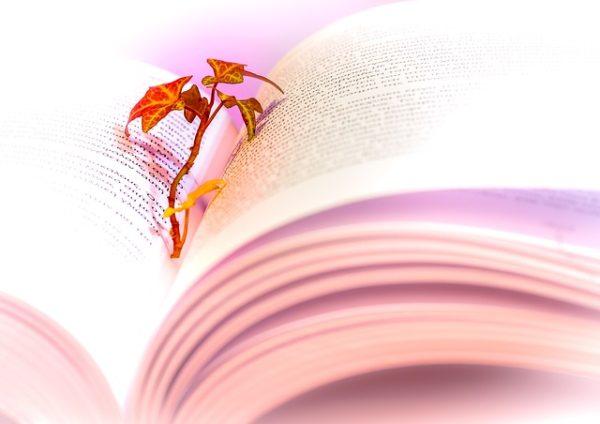 Floreciendo en libro